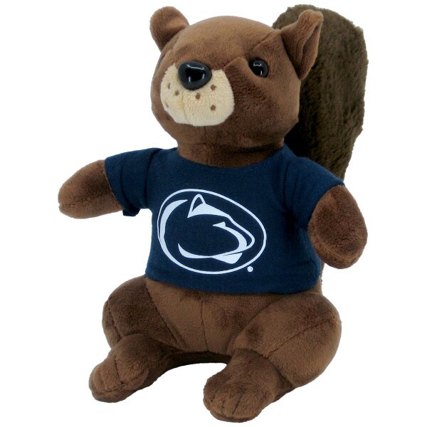 plush nutty bunch brown squirrel with Penn State t-shirt